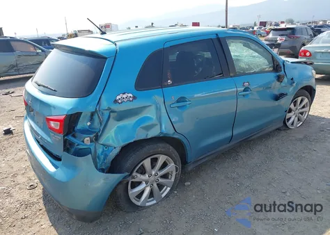 2014 Mitsubishi Outlander Sport Es from USA, damaged, VIN 4A4AR3AUXEE009563